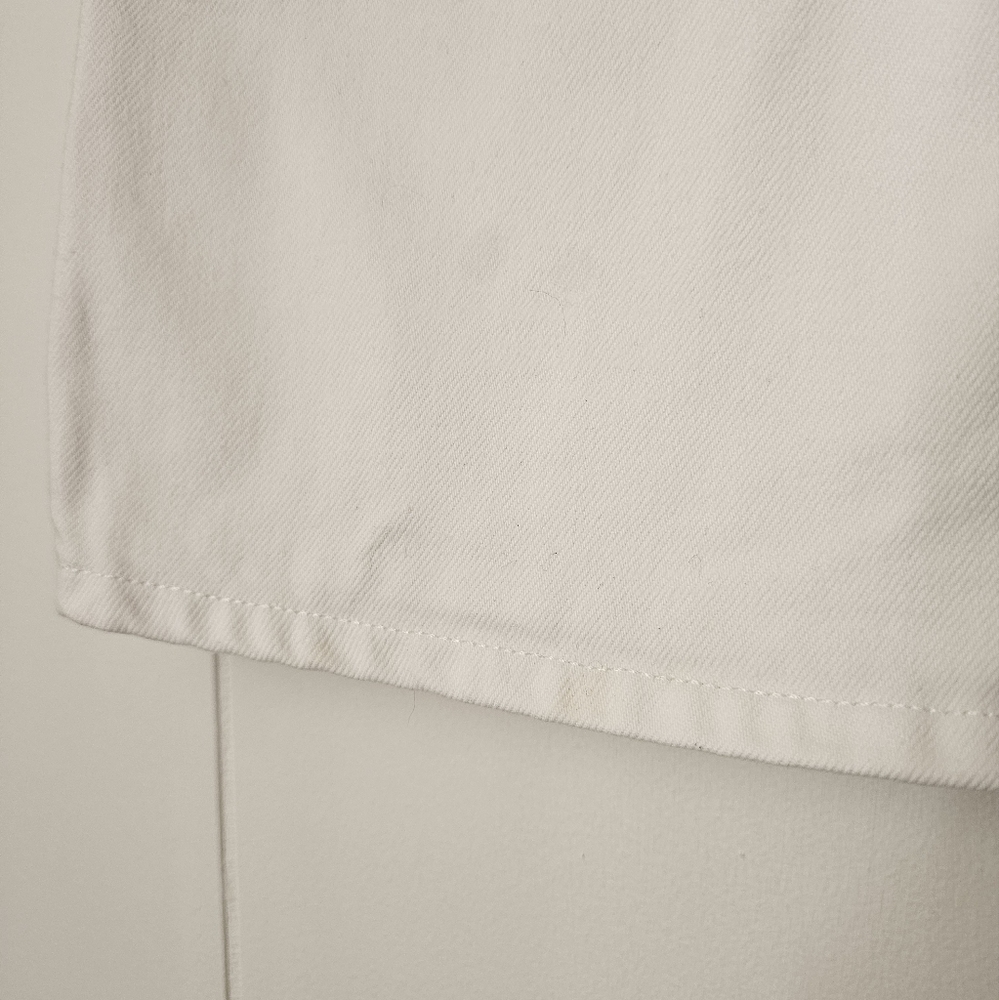 Everlane White Denim A Line Skirt 100 cotton - Picture 6 of 11